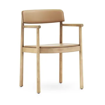 Herit poltrona com almofada - Tan/ Ultra Leather - Camel - Normann Copenhagen