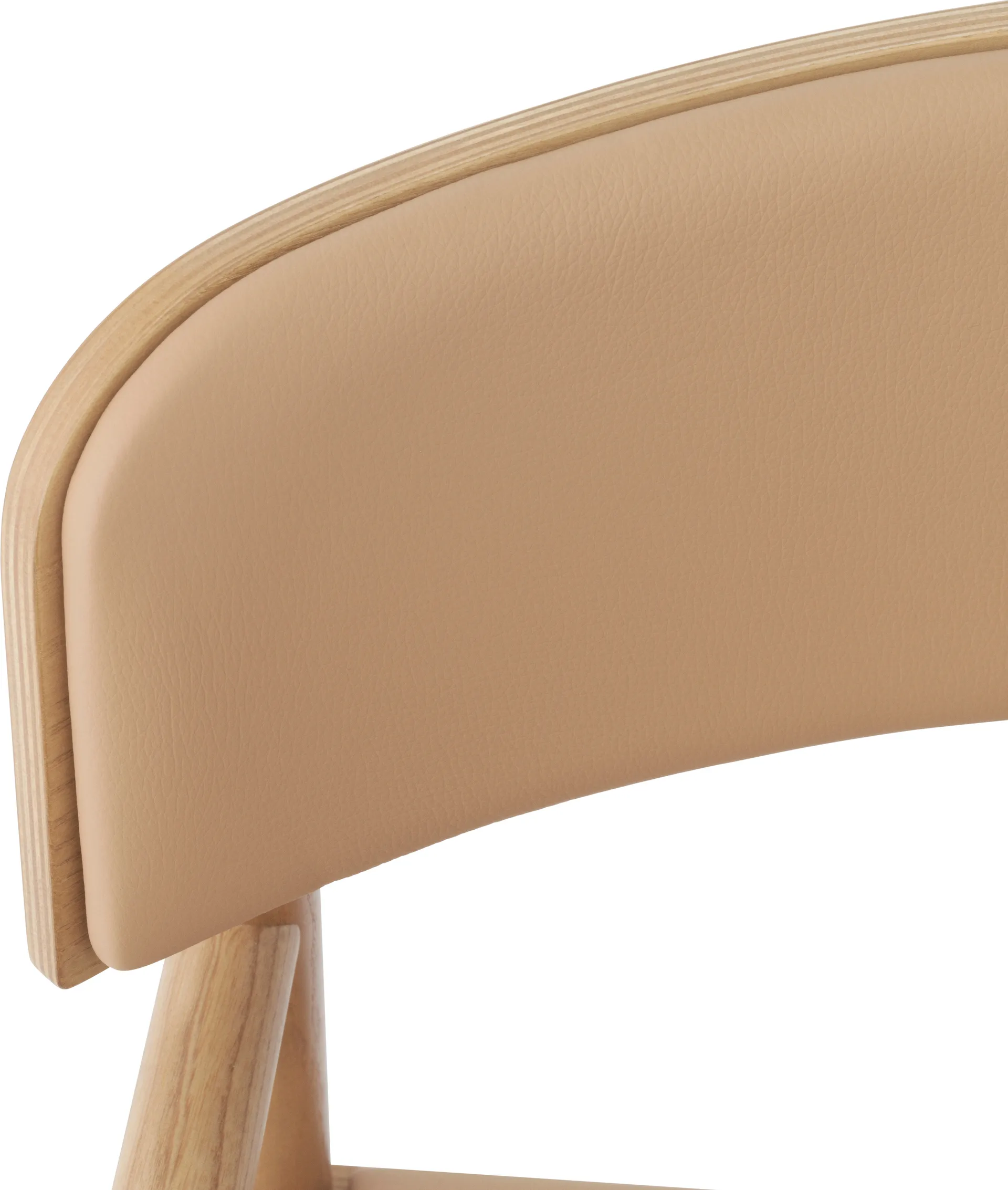 Herit poltrona com almofada, Tan/ Ultra Leather - Camel Normann Copenhagen