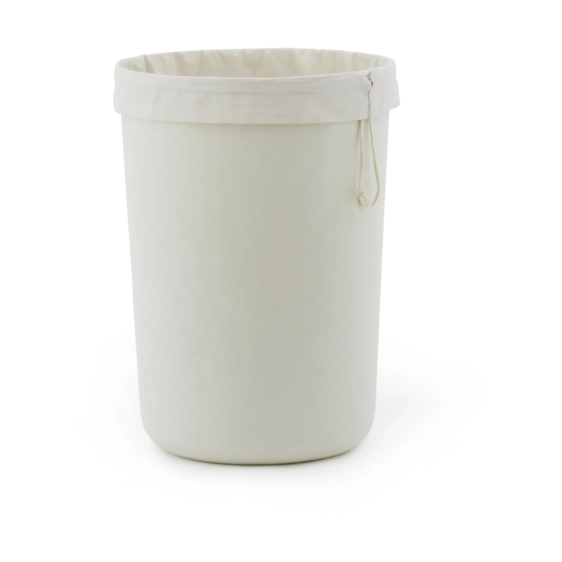 Hide Laundry Basket Cotton Liner saco de roupa suja, Branco sujo Normann Copenhagen