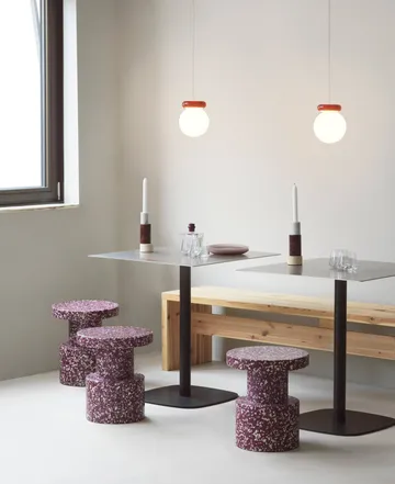 Hinx candeeiro pendente - Bordeaux, Ø15x18 cm - Normann Copenhagen
