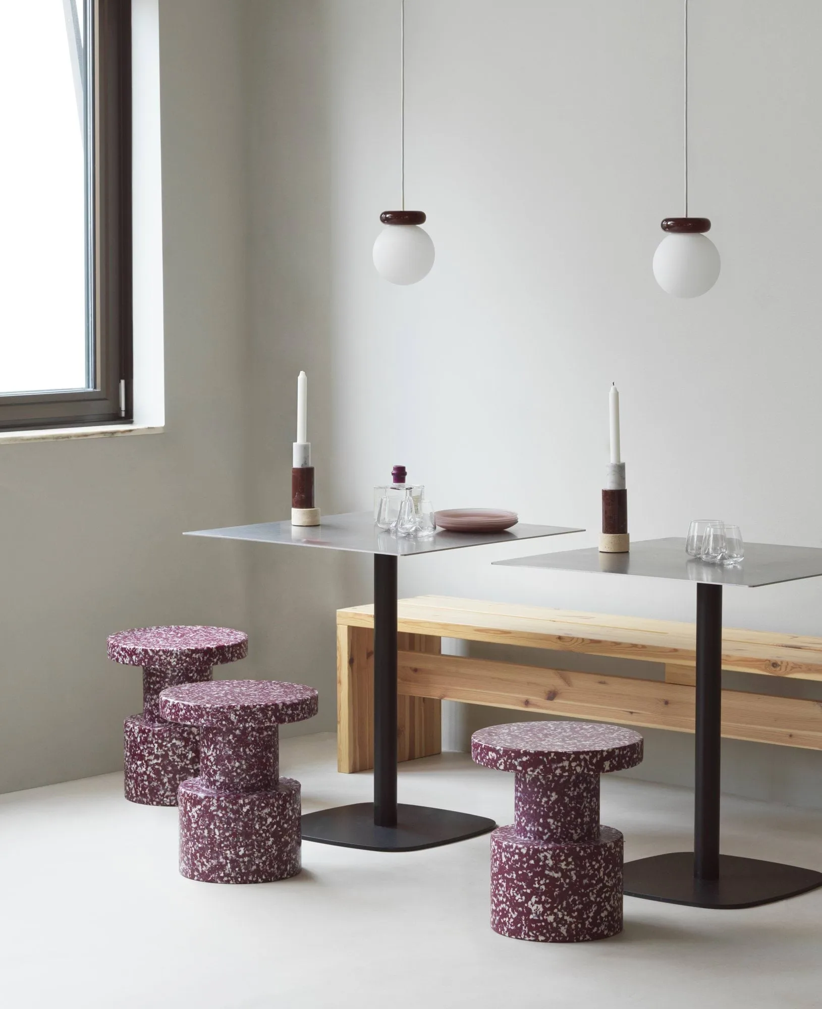 Hinx candeeiro pendente, Bordeaux, Ø15x18 cm Normann Copenhagen