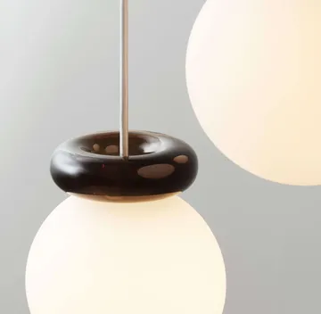 Hinx candeeiro pendente - Castanho escuro, Ø15x18 cm - Normann Copenhagen