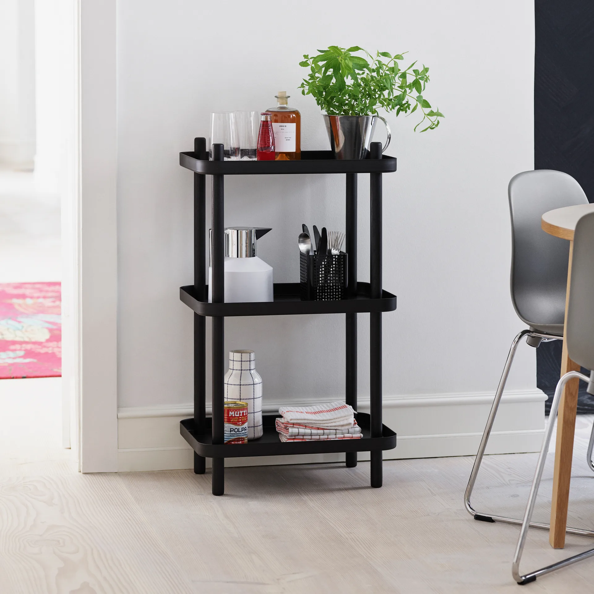 Jarro térmico Geo, white-silver Normann Copenhagen