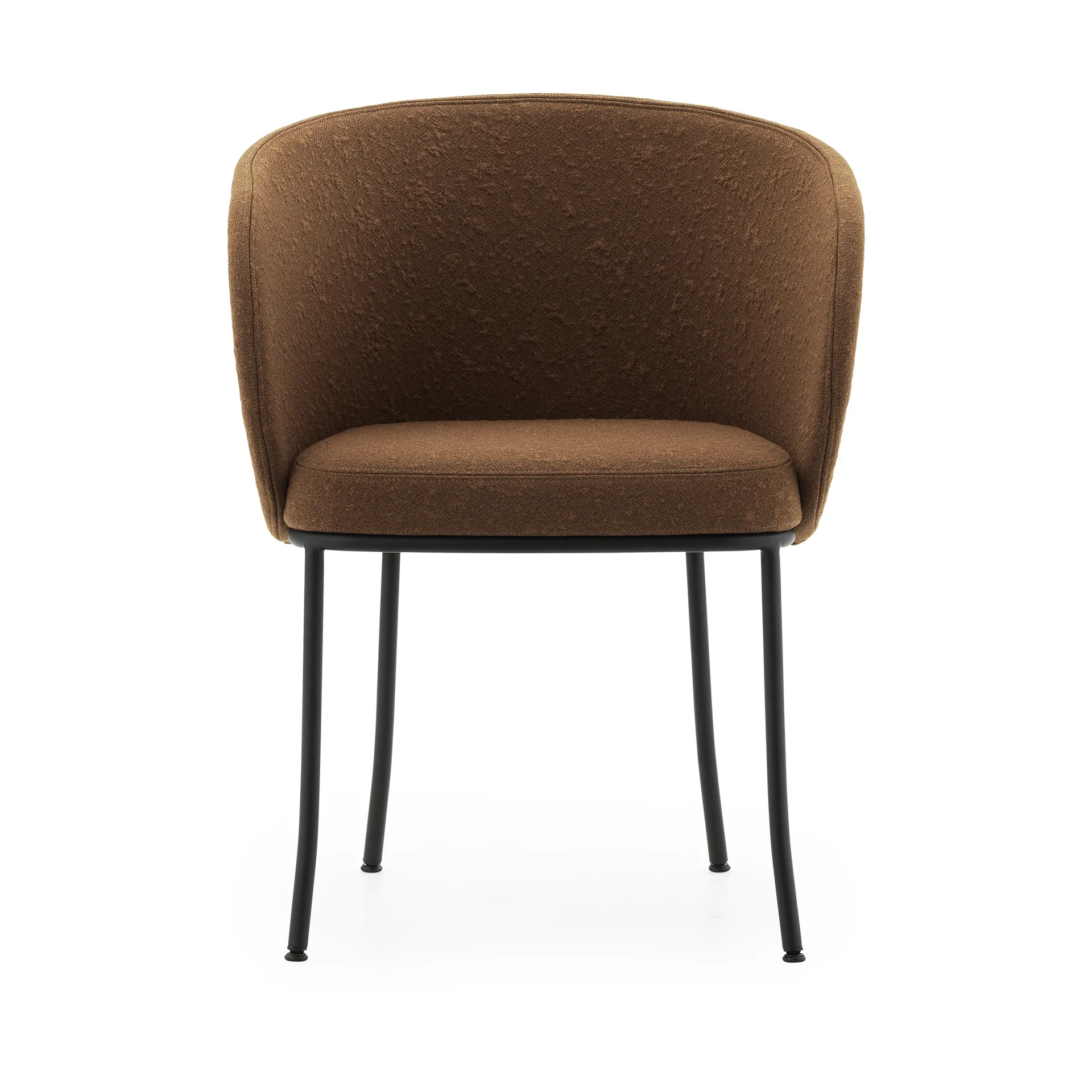 Knit cadeira com braços, Brandy-preto aço Normann Copenhagen