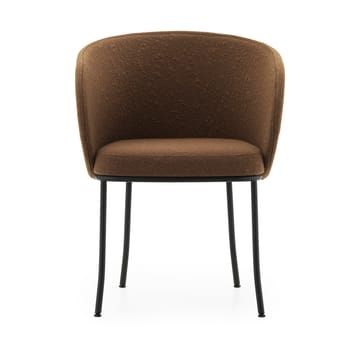 Knit cadeira com braços - Brandy-preto aço - Normann Copenhagen