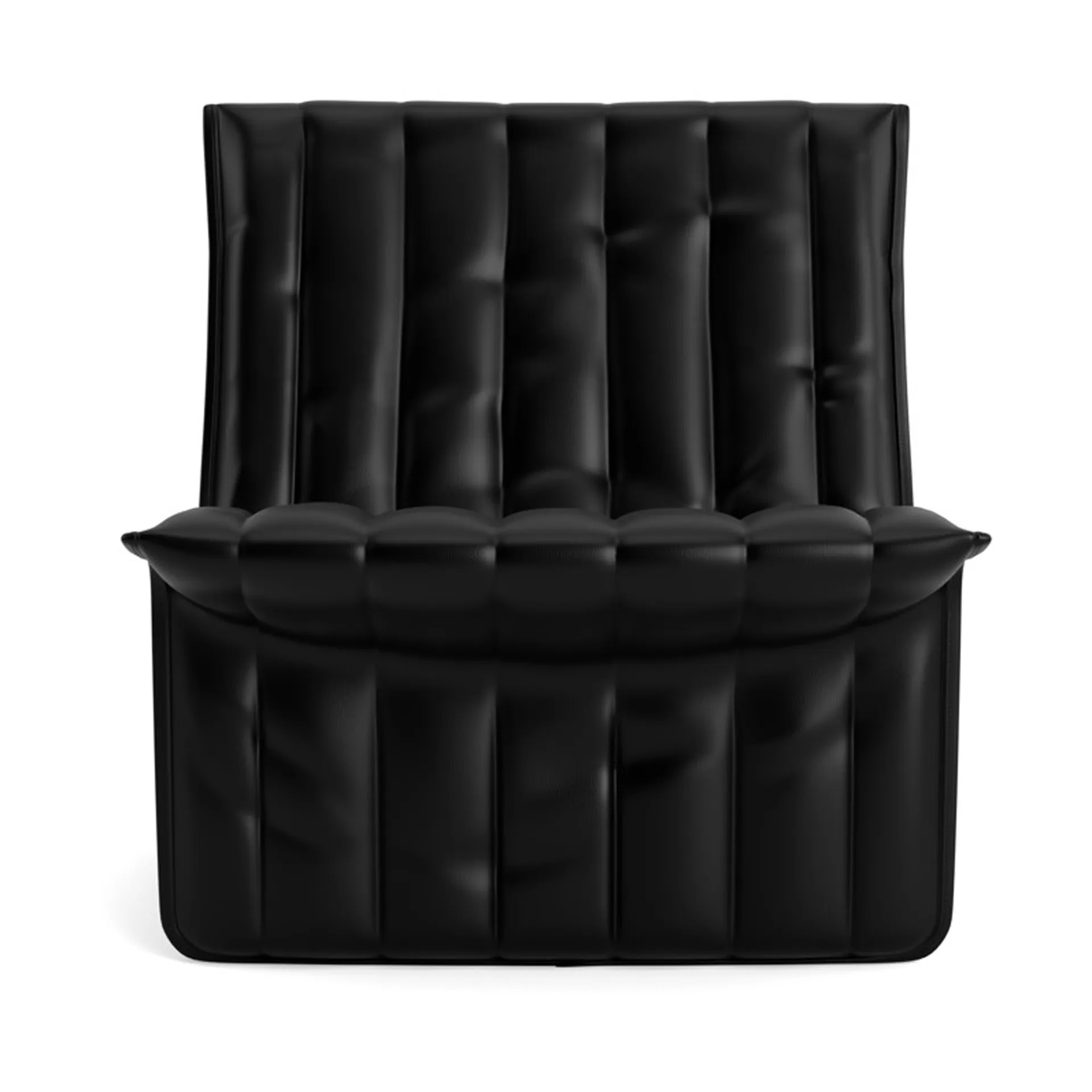 Limit cadeira lounge, Couro Ultra 41599 preto Normann Copenhagen