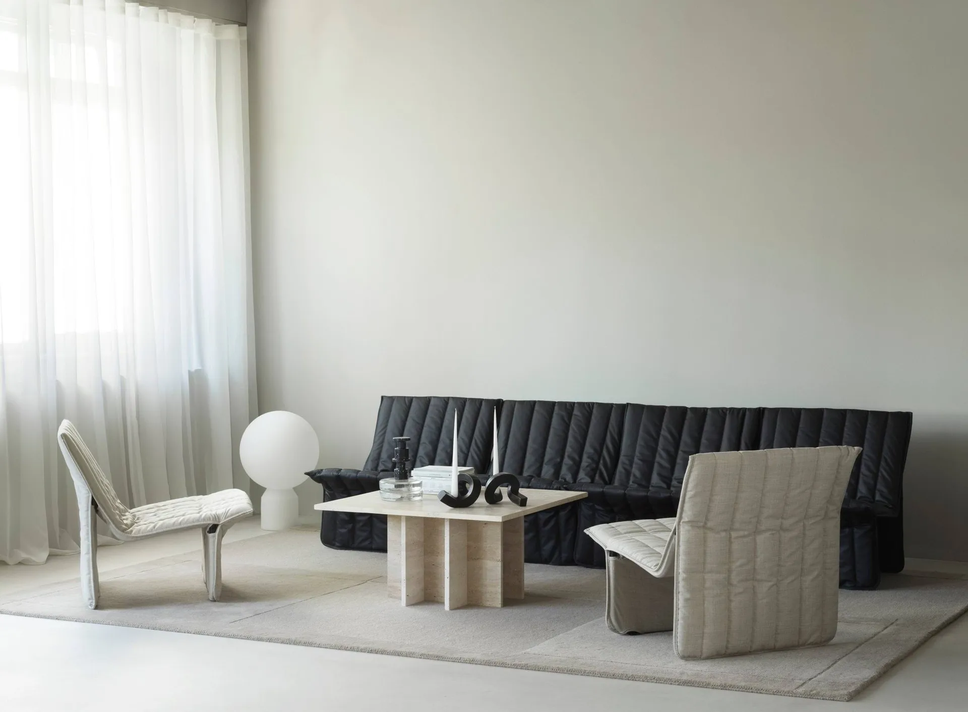 Limit cadeira lounge, Hallingdal 110 cinzento-claro Normann Copenhagen