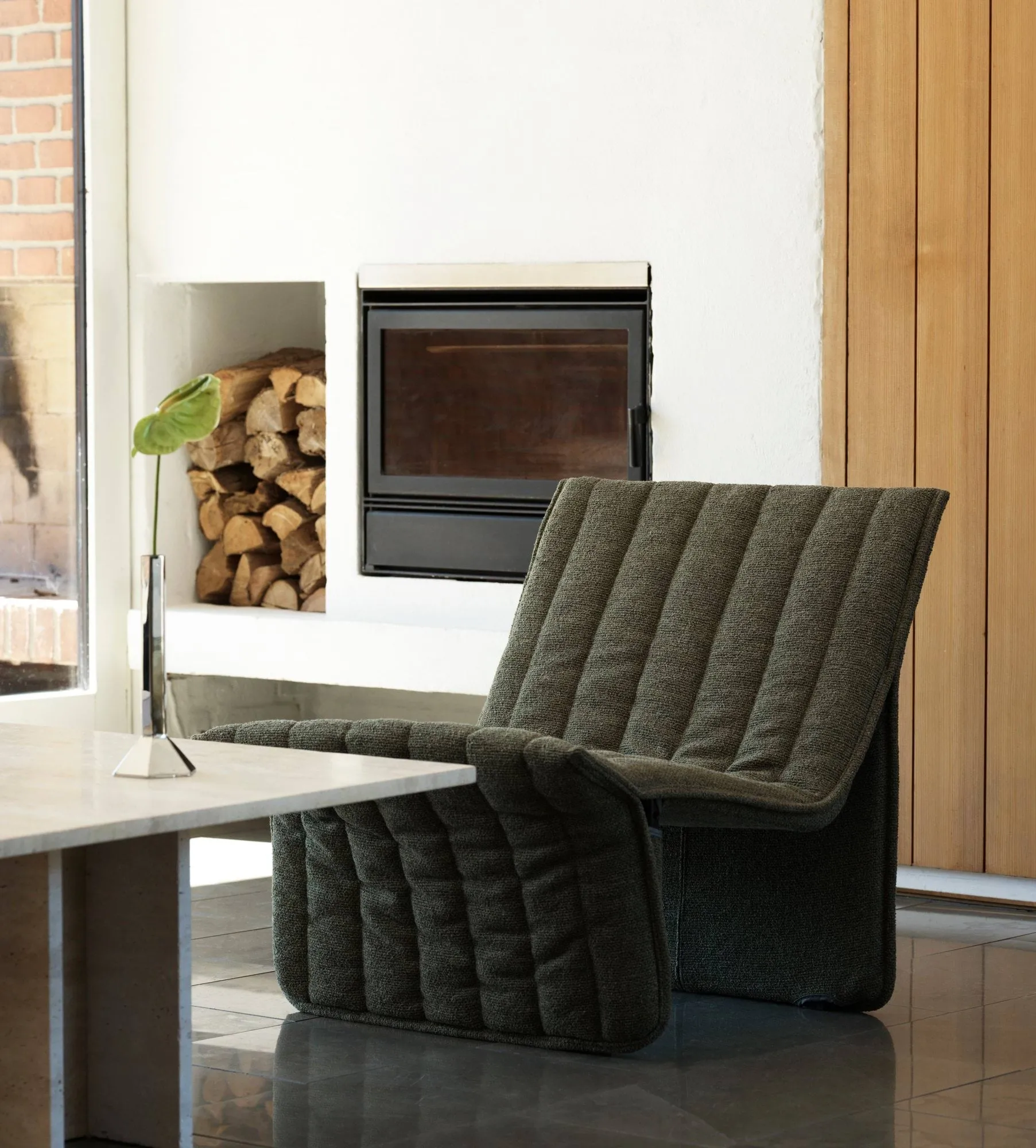 Limit cadeira lounge, Remix 143 cinzento Normann Copenhagen