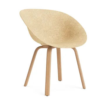 Mat Armchair cadeira com braços  - Cânhamo-faia - Normann Copenhagen