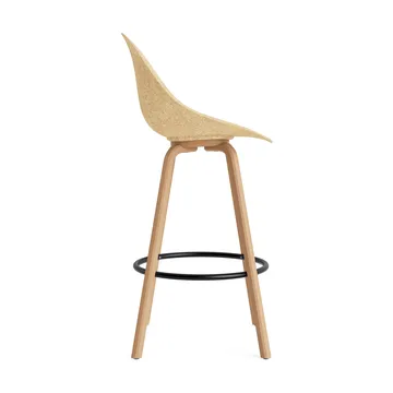 Mat Bar Chair cadeira de bar 75 cm - Cânhamo-faia-aço preto - Normann Copenhagen