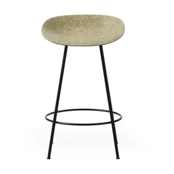 Mat Barstool banqueta 65 cm - Seaweed-black steel - Normann Copenhagen