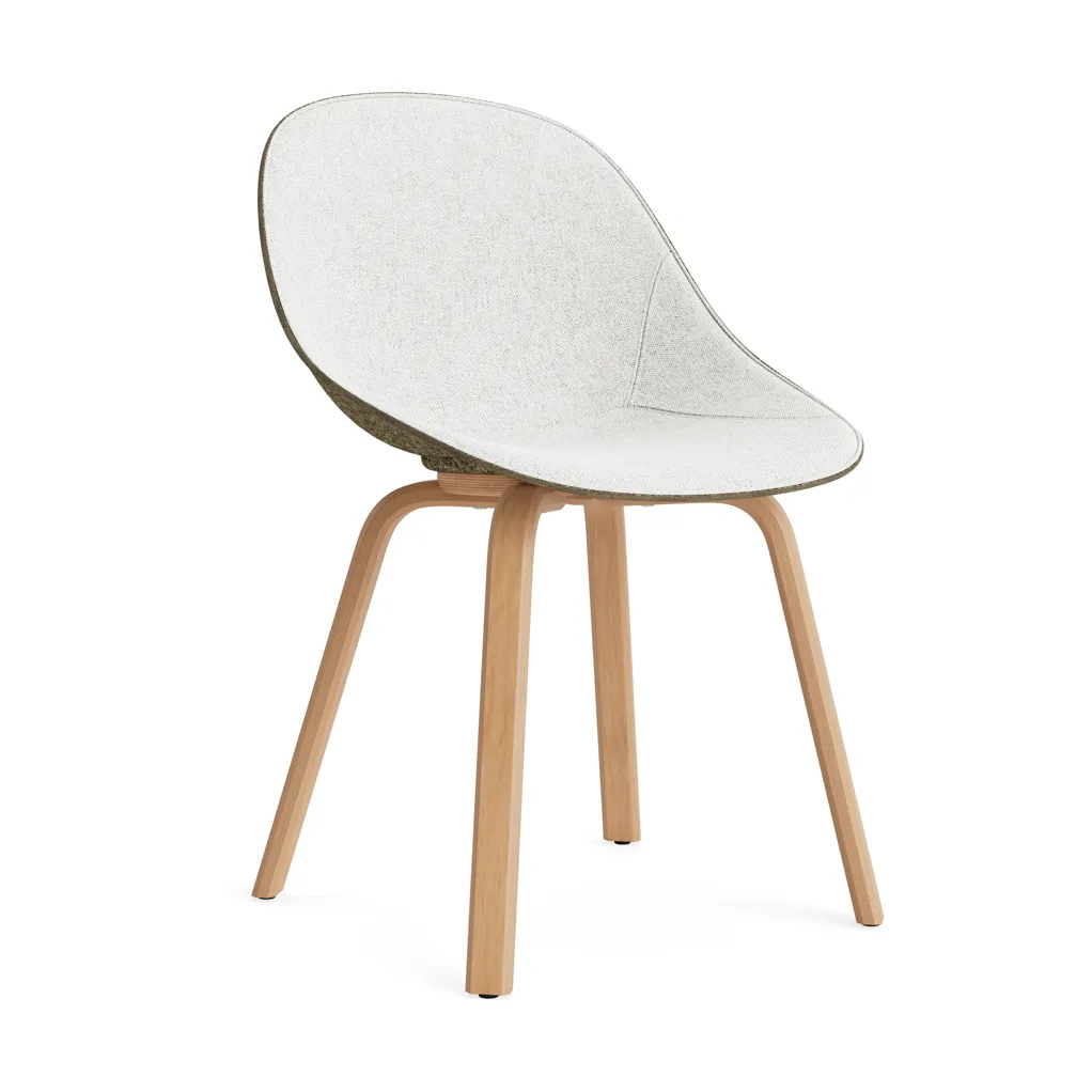Mat Chair cadeira estofada na frente, Hallingdal 110-alga-faia Normann Copenhagen