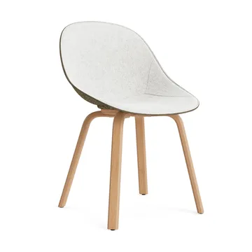 Mat Chair cadeira estofada na frente - Hallingdal 110-alga-faia - Normann Copenhagen