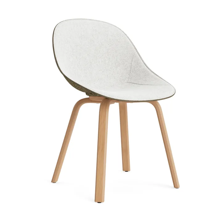 Mat Chair cadeira estofada na frente - Hallingdal 110-alga-faia - Normann Copenhagen