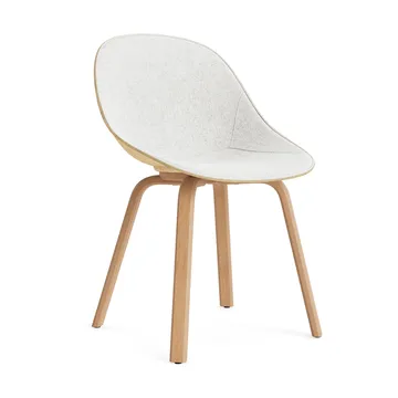 Mat Chair cadeira estofada na frente - Hallingdal 110-cânhamo-faia - Normann Copenhagen