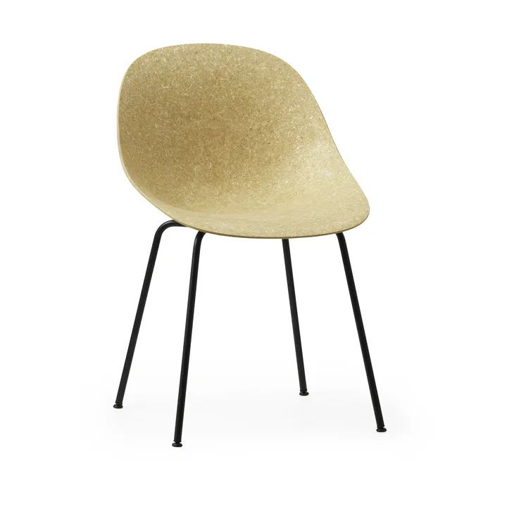 Mat Chair cadeira - Hemp-black steel - Normann Copenhagen