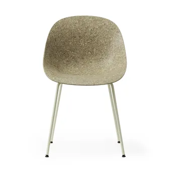 Mat Chair cadeira - Seaweed-cream steel - Normann Copenhagen