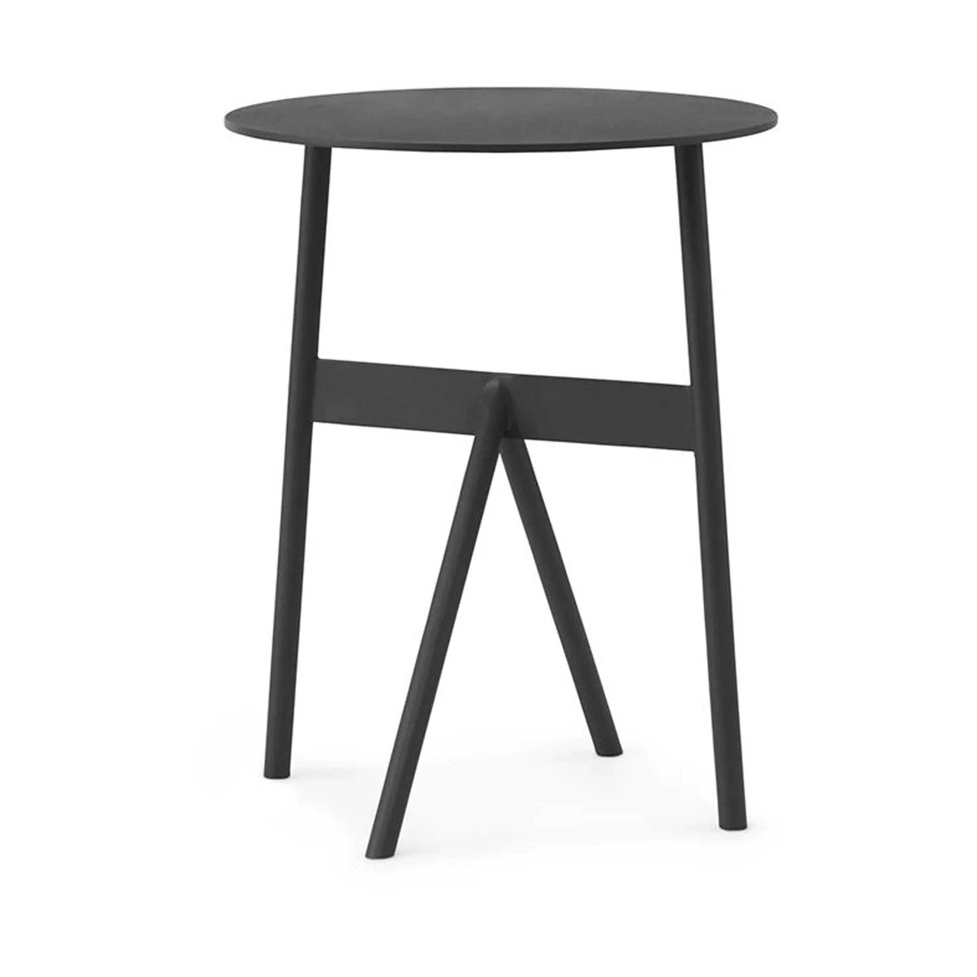 Mesa de apoio Stock Table Ø37 cm H:46 cm, Black Normann Copenhagen