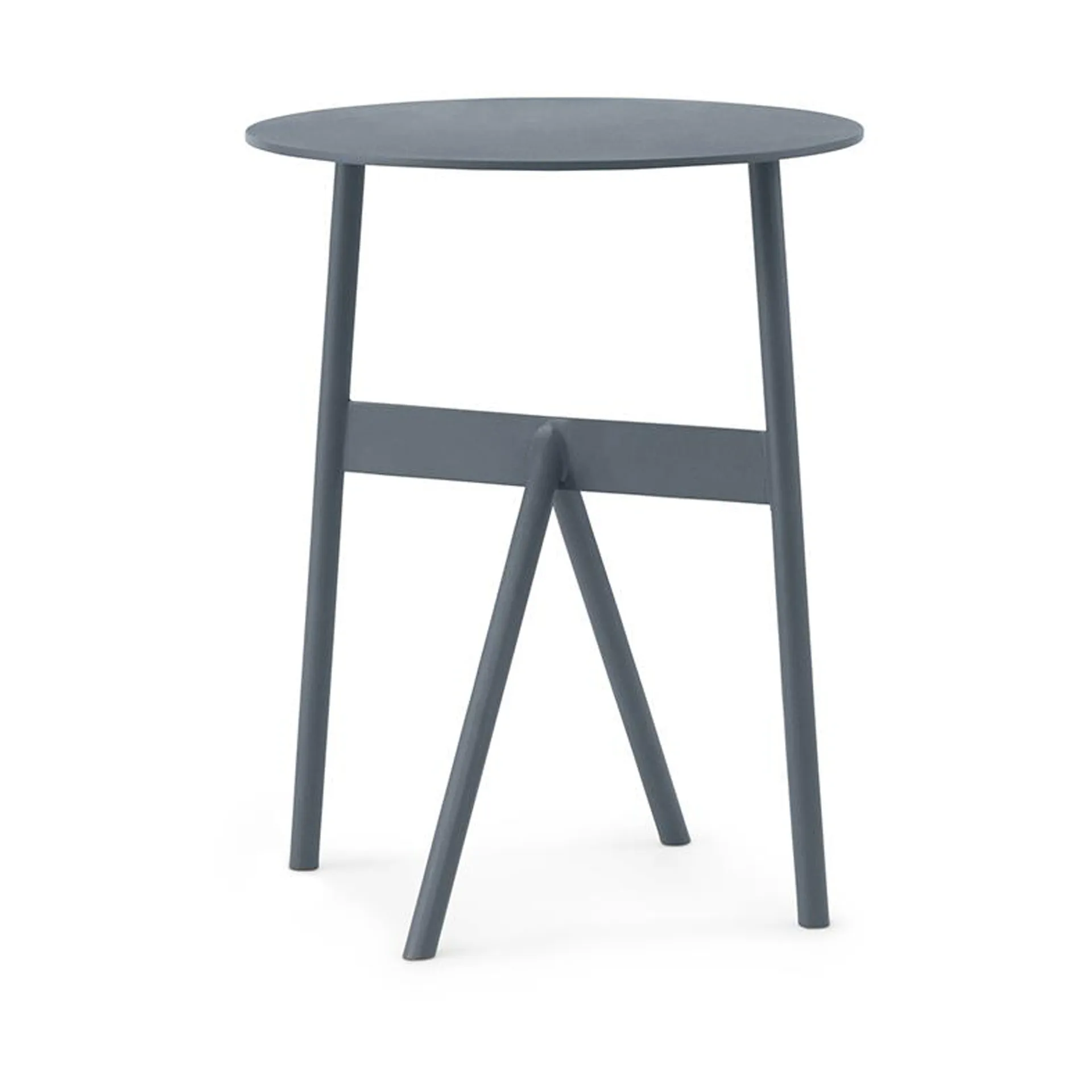 Mesa de apoio Stock Table Ø37 cm H:46 cm, Steel Blue Normann Copenhagen