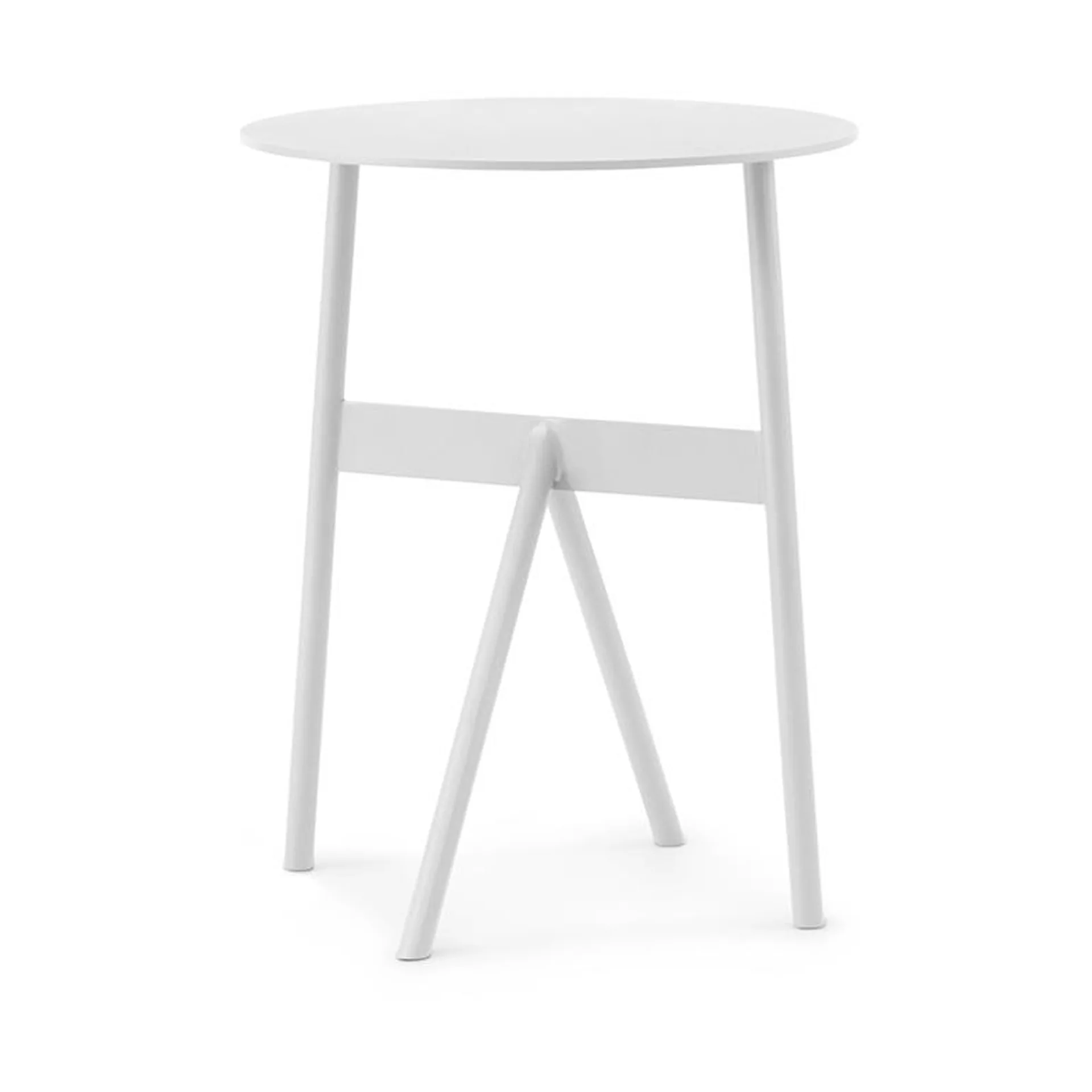 Mesa de apoio Stock Table Ø37 cm H:46 cm, White Normann Copenhagen