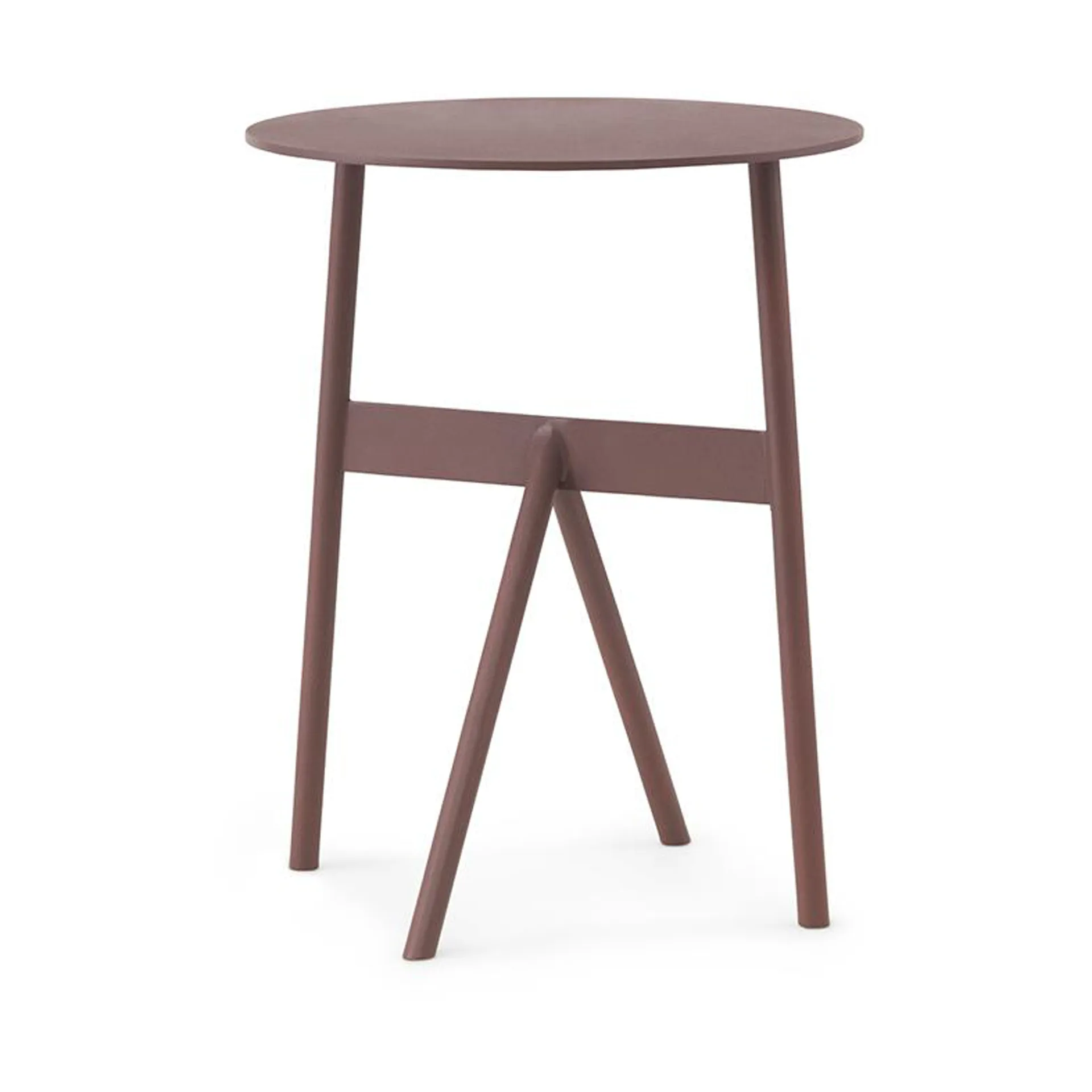 Mesa de apoio Stock Table Ø37 cm H:46 cm, Wine Normann Copenhagen