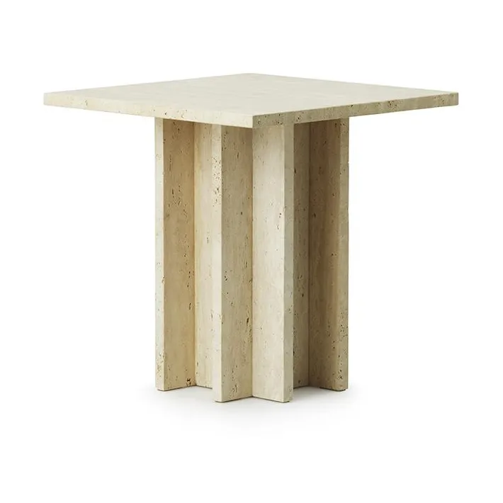 Mesa de centro Edge pequena, Travertine Normann Copenhagen