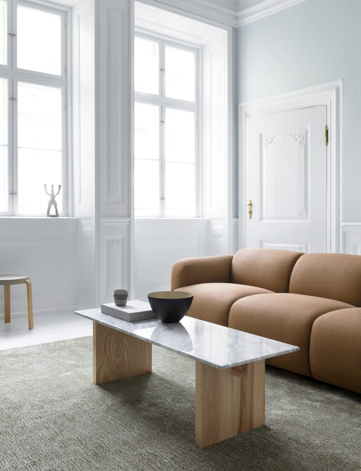 Mesa de centro Solid Table 130x38,5x40 cm, White Normann Copenhagen