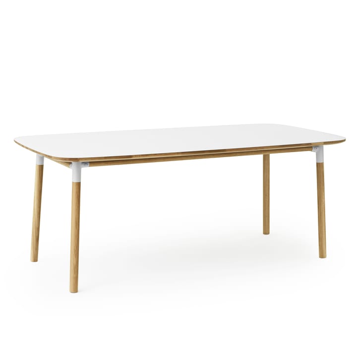 Mesa Form 95x200 cm - branco - Normann Copenhagen