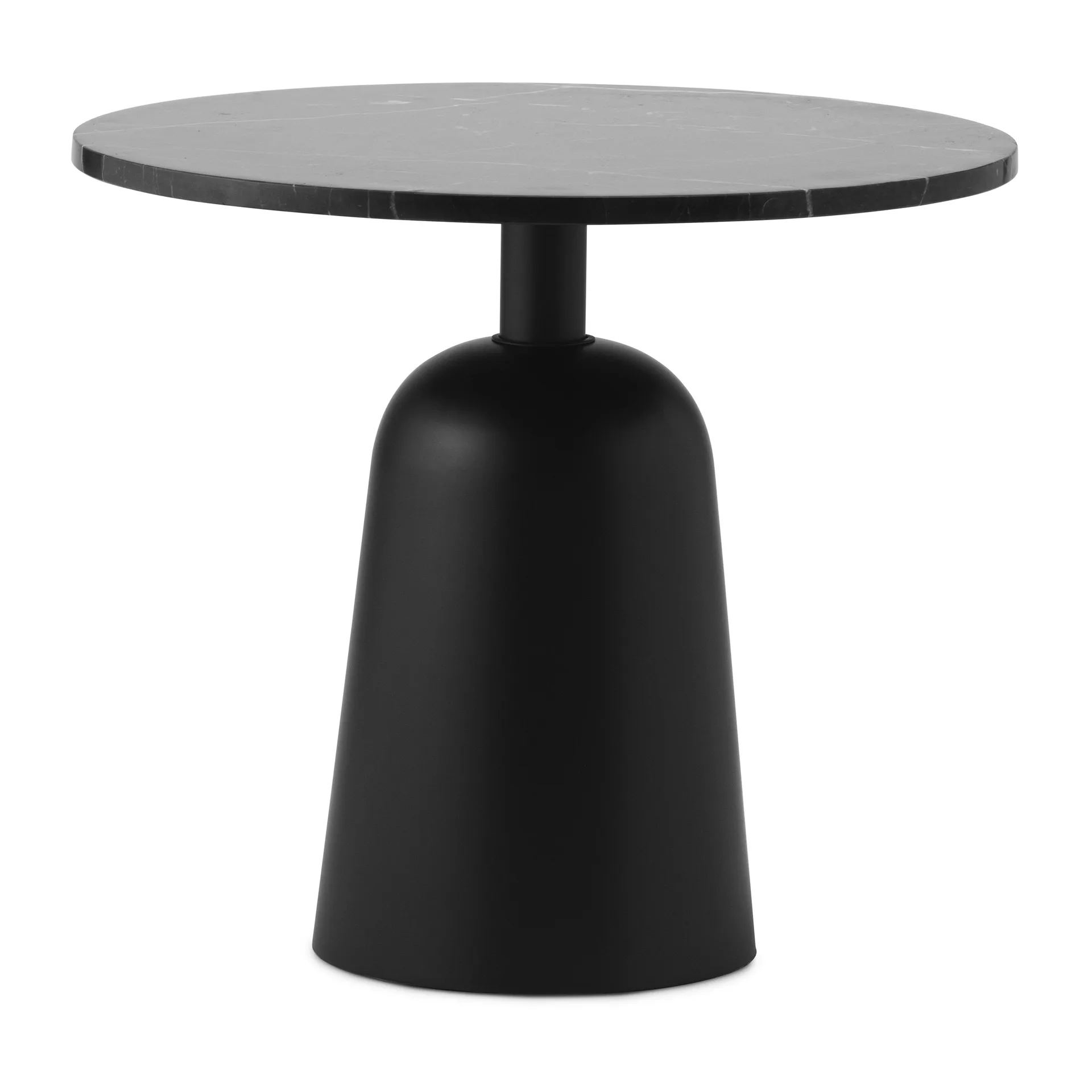 Mesa giratória ajustável Ø55 cm, Mármore preta Normann Copenhagen