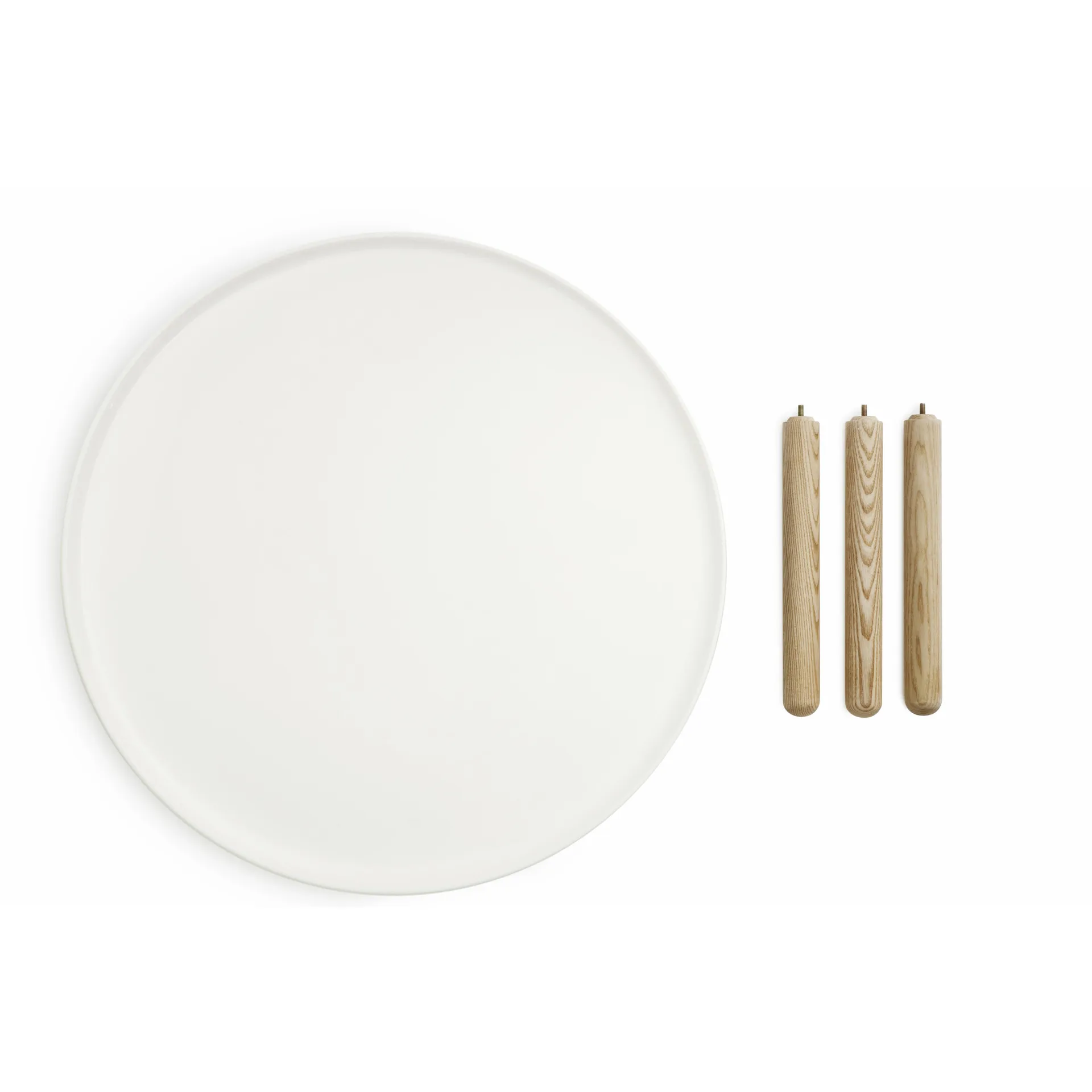Mesa Tablo Freixo-branco, pequeno Normann Copenhagen
