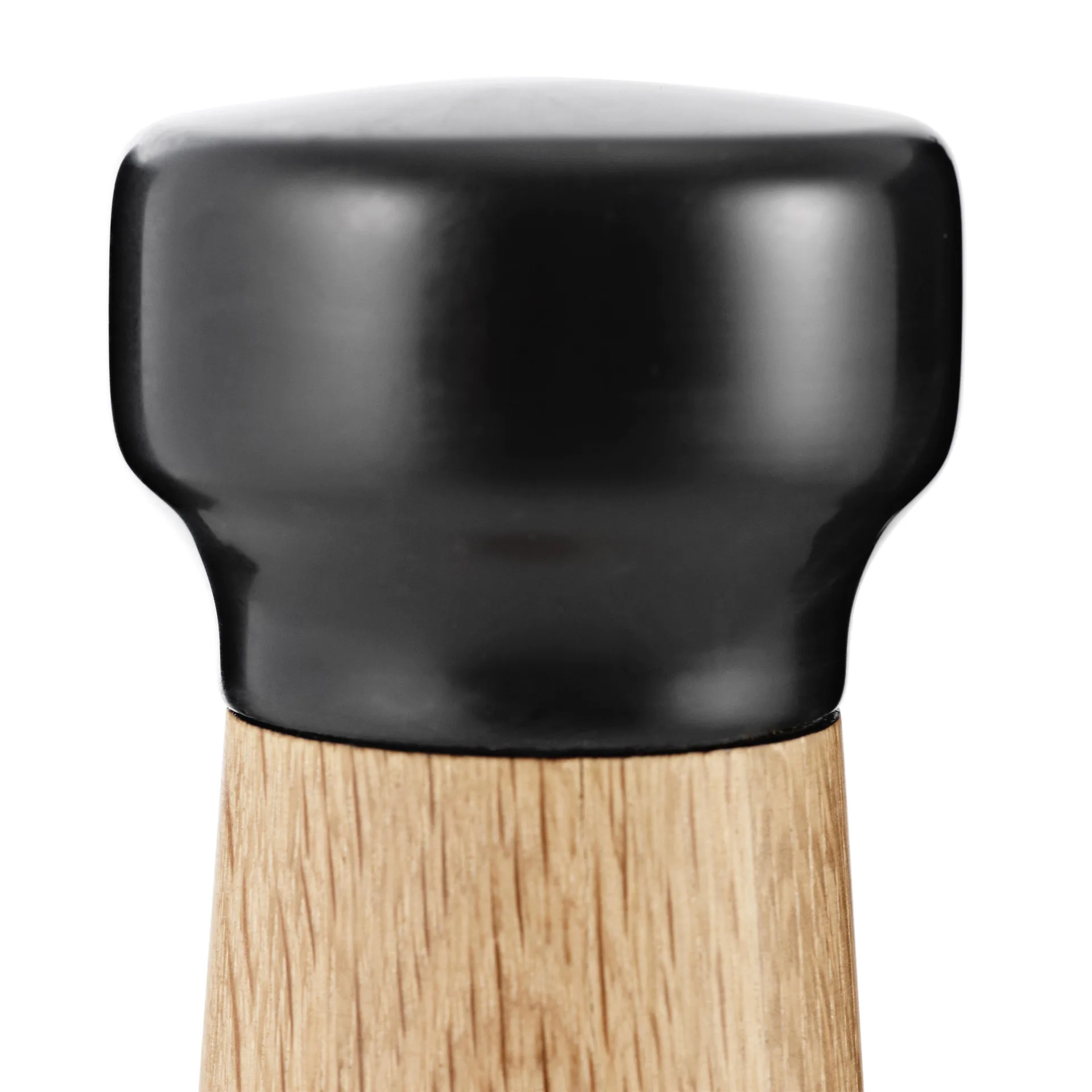 Moinho de pimenta Craft carvalho-mármore preto, grande Normann Copenhagen