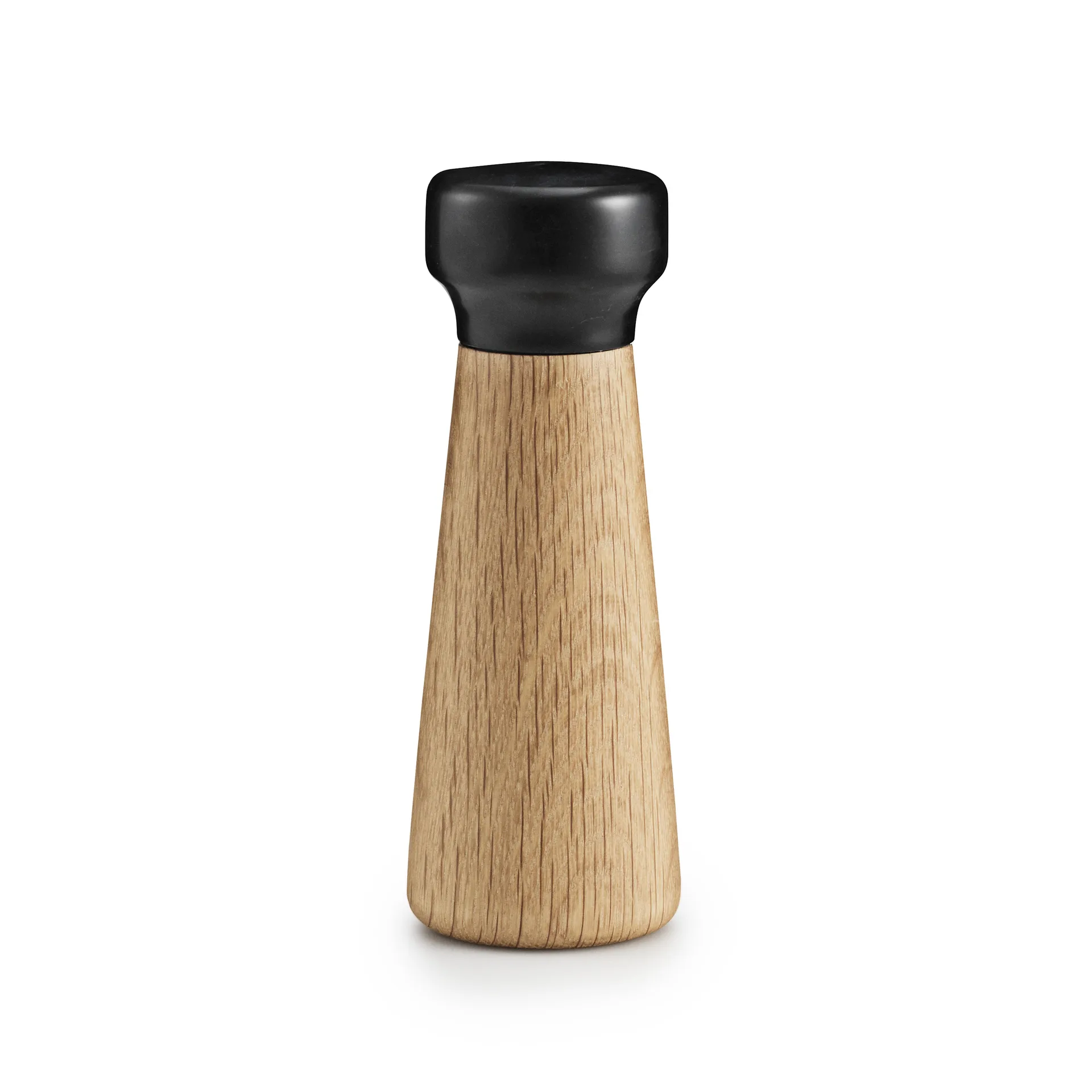 Moinho de pimenta Craft carvalho-mármore preto, pequeno Normann Copenhagen
