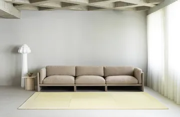 Nivel tapete de lã - Amarelo claro, 170x240 cm - Normann Copenhagen