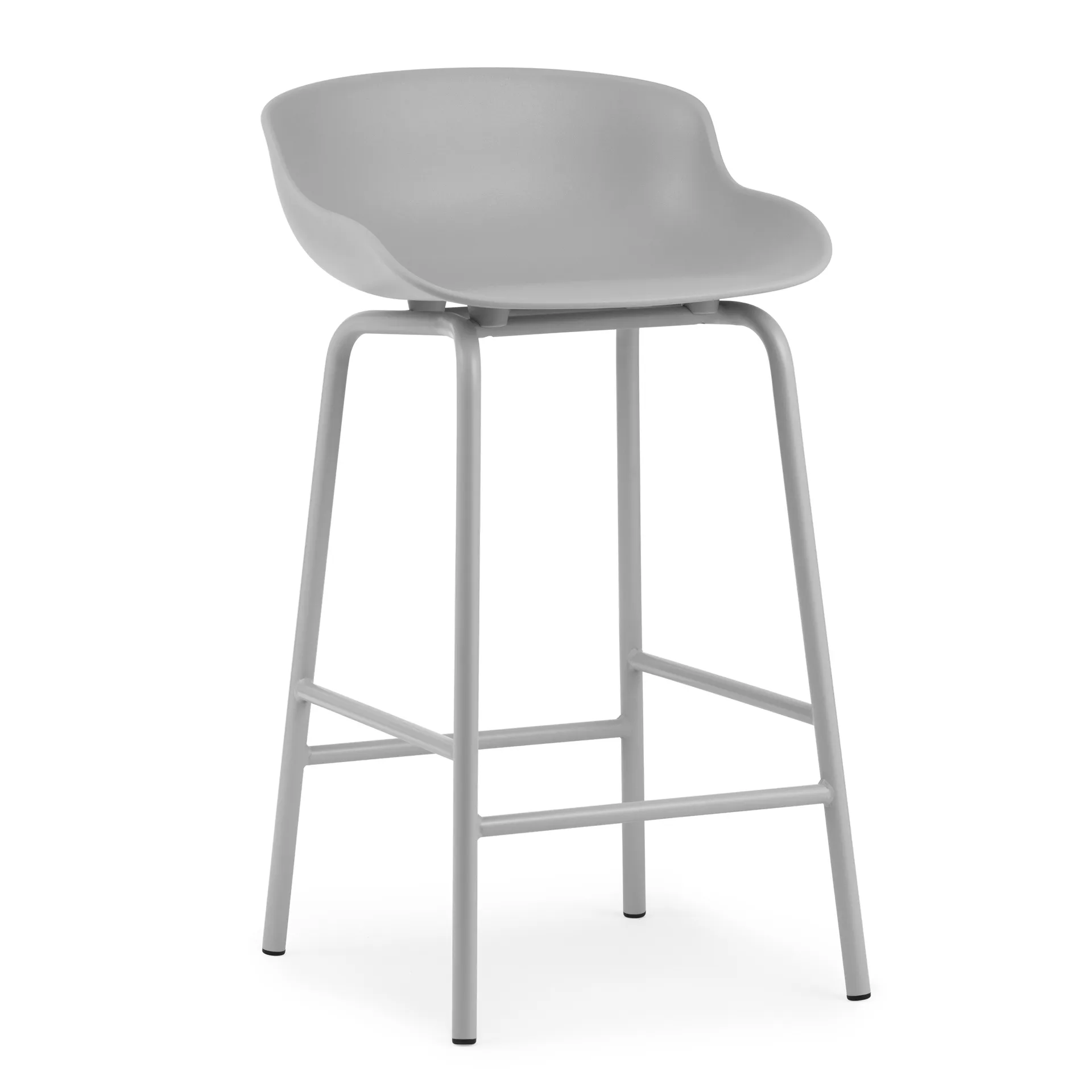 Pernas de metal de banco alto Hyg 65 cm, Cinza Normann Copenhagen