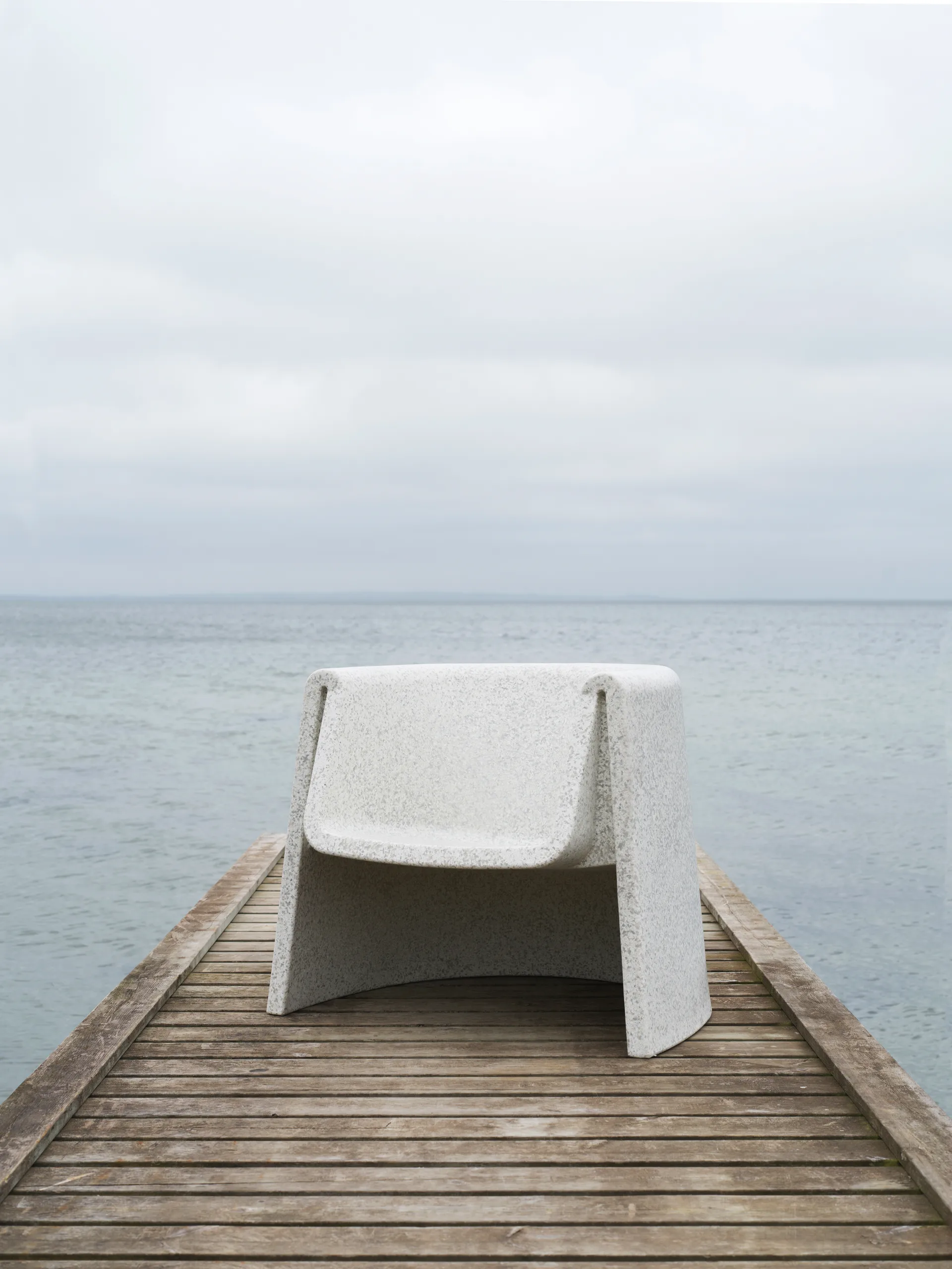 Poltrona Bit Lounge Chair, Branco Normann Copenhagen