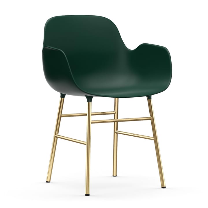 Poltrona pernas bronze Form - Verde - Normann Copenhagen