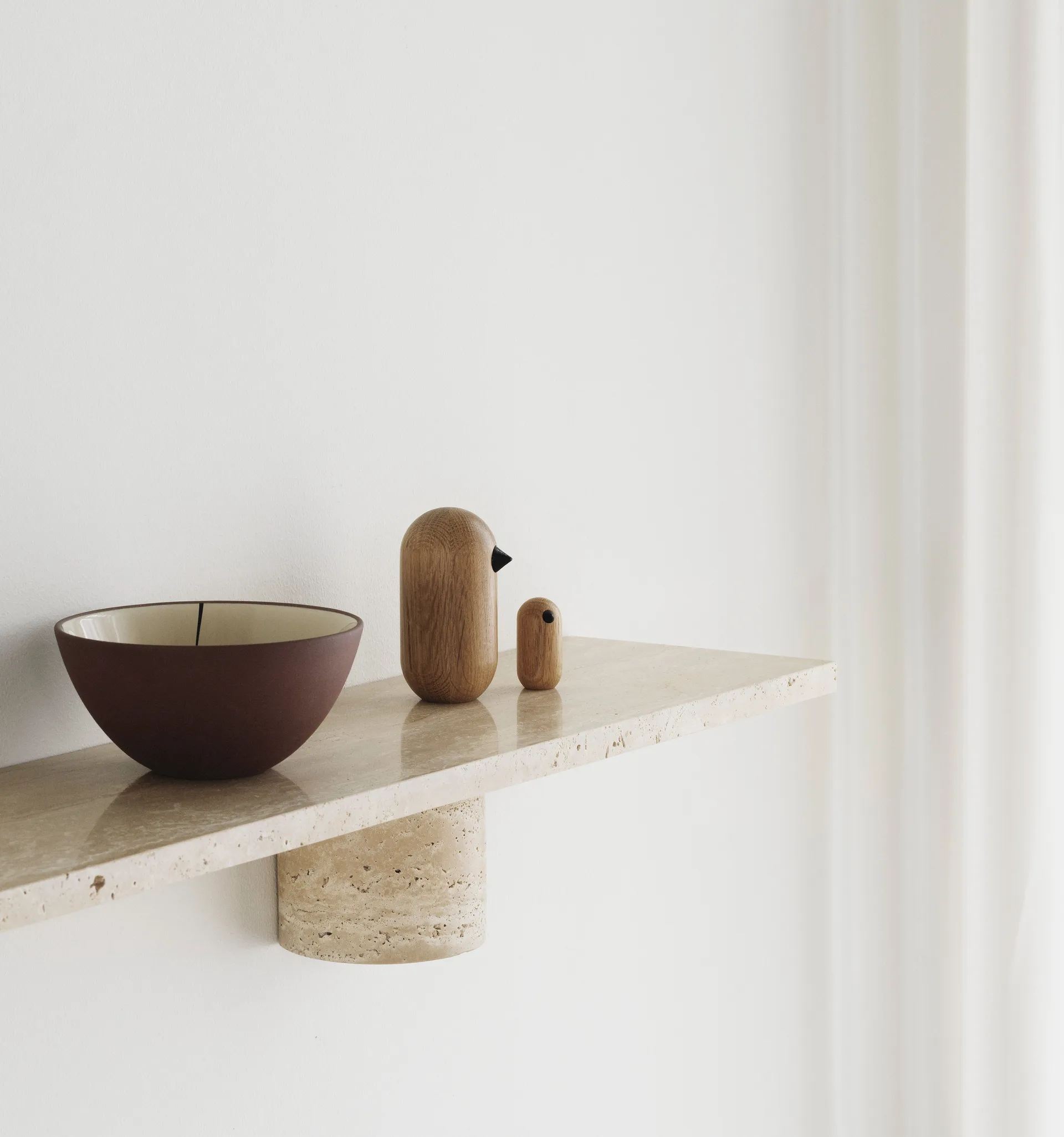 Prateleira Sten Shelf 120 cm, Travertine Normann Copenhagen