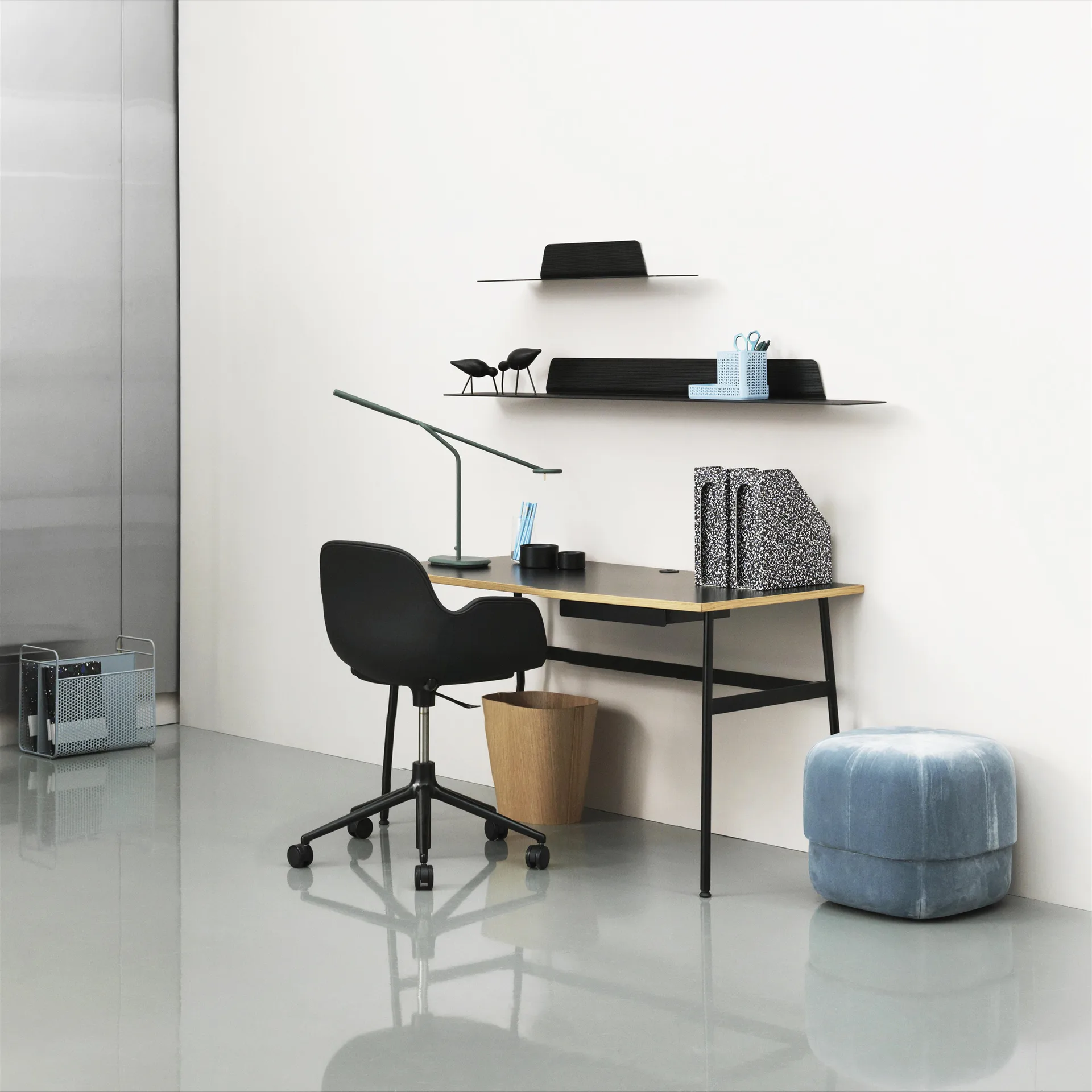 Pufe Circus, azul claro Normann Copenhagen