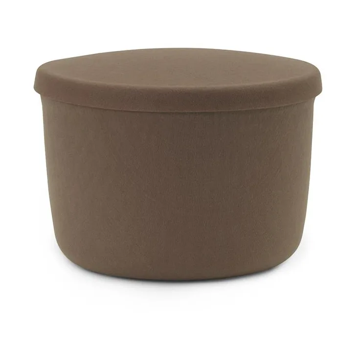 Puff Hide Storage pequeno, Marrom Normann Copenhagen