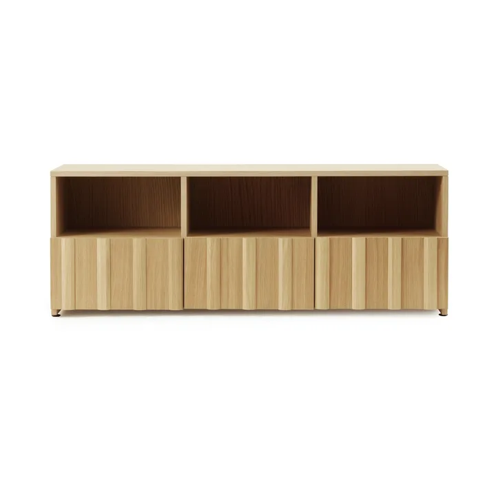 Rib aparador híbrido - Carvalho, 44x120x38 cm - Normann Copenhagen