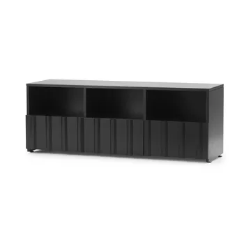 Rib aparador híbrido - Soft black, 44x120x38 cm - Normann Copenhagen