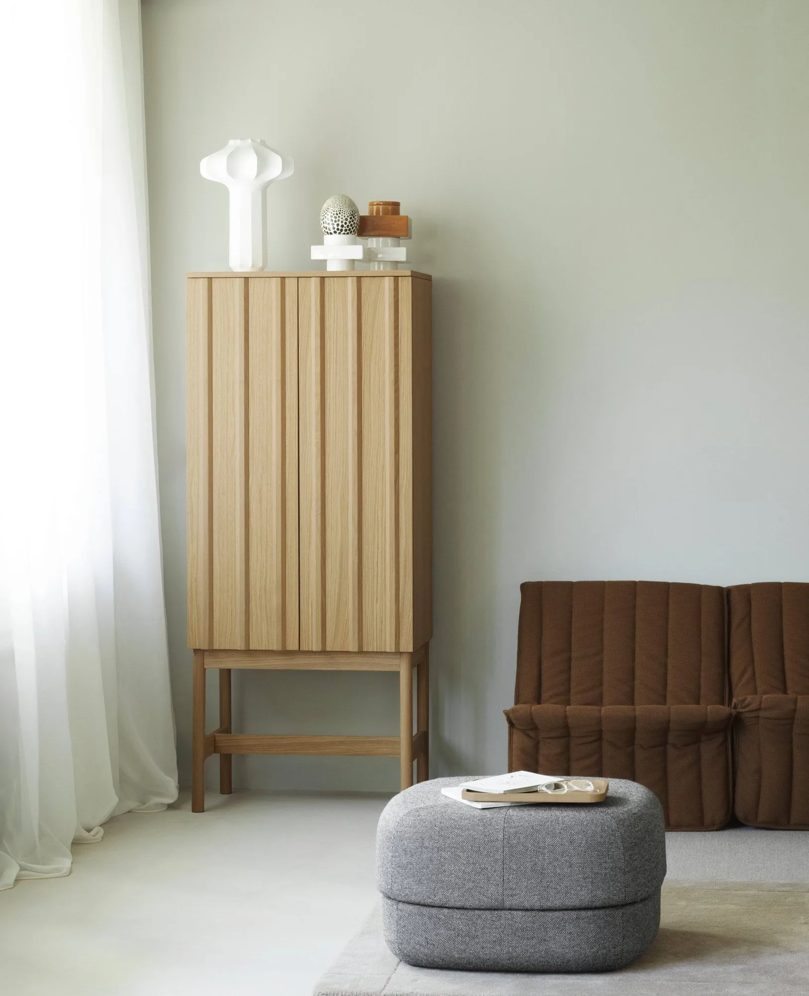 Rib armário, Carvalho, 166,5x70x43 cm Normann Copenhagen