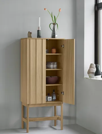 Rib armário - Carvalho, 166,5x70x43 cm - Normann Copenhagen