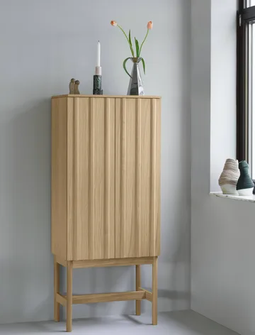 Rib armário - Carvalho, 166,5x70x43 cm - Normann Copenhagen