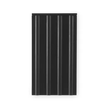 Rib armário de parede - Preto suave, 73x40x23 cm - Normann Copenhagen