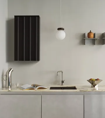 Rib armário de parede - Preto suave, 73x40x23 cm - Normann Copenhagen