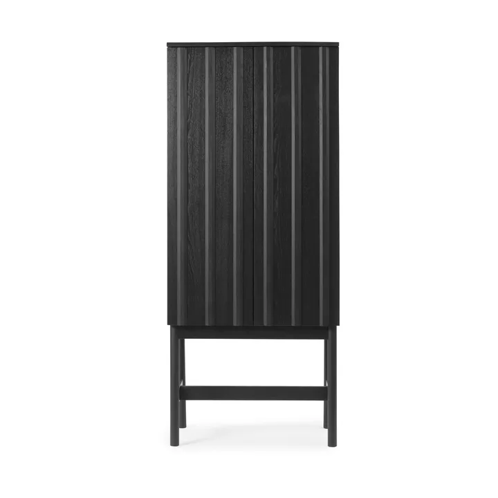 Rib armário - Soft black, 166,5x70x43 cm - Normann Copenhagen