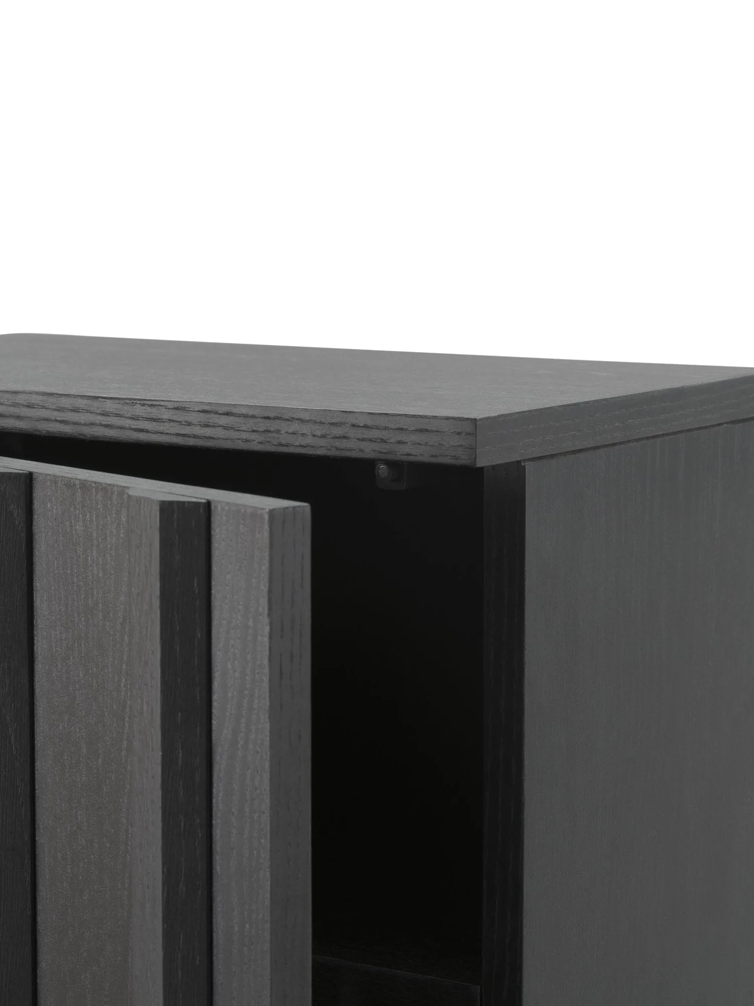 Rib armário, Soft black, 166,5x70x43 cm Normann Copenhagen