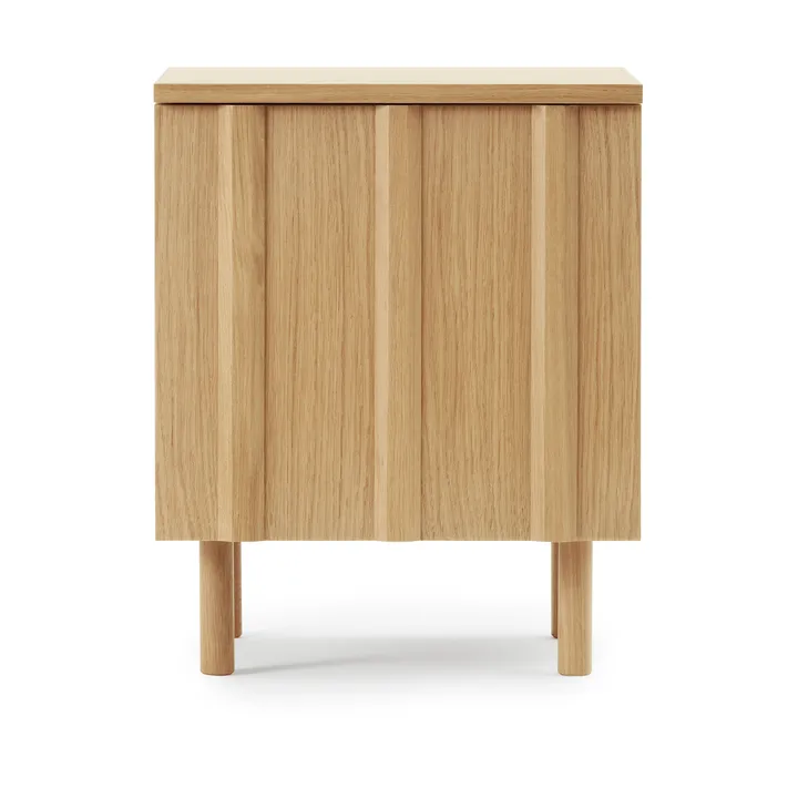 Rib mesa de cabeceira - Carvalho, 52x42x40 cm - Normann Copenhagen