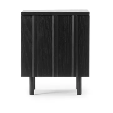 Rib mesa de cabeceira - Preto soft, 52x42x40 cm - Normann Copenhagen